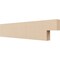 Ekena Millwork 2in. W x 6in. H x 28in. L Chapel Hill Woodgrain TimberThane Rafter Tail, Primed Tan RFTUR02X06X28CHPRCPR - alternate 1